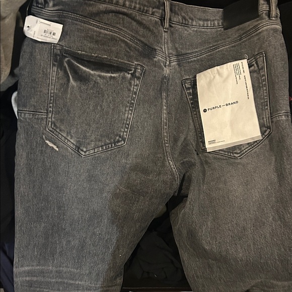 Purple Brand Men's Charcoal Slim Jeans - Picture 1 of 4